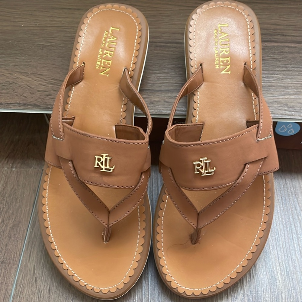 Ralph Lauren Brown Sandals